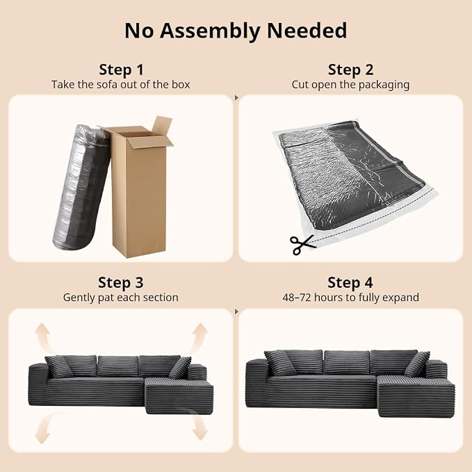 COMHOMA 105”Modular Sectional Sofa - Image 11