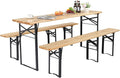VINGLI 70 Inch Folding Picnic Tables by VINGLI