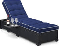Outdoor Chaise Lounge Chair Cushion, Non-Slip Patio Chaise Lounge Cushions by Tycdiose