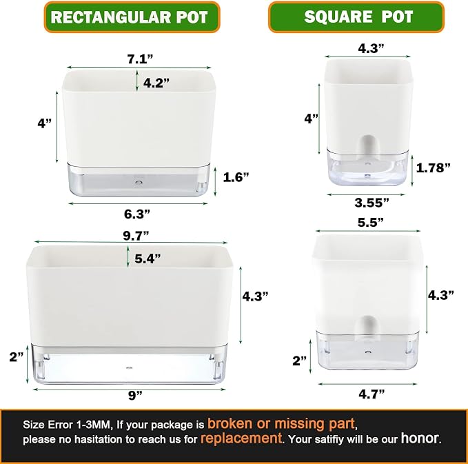 Planterhoma Self Watering Plant Pots - Image 3