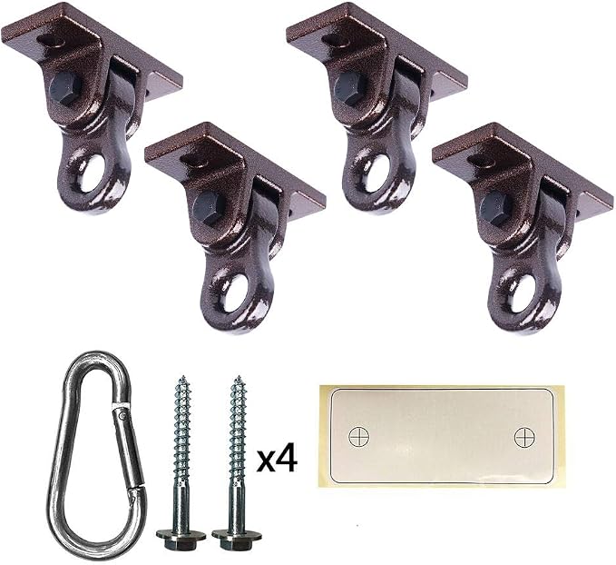 Heavy Duty Bronze Swing Hangers Screws Bolts Included Over 5000 lb Capacity by ABUSA
