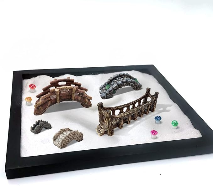 Miniature Bridge, Miniature Garden Accessories Set, DIY Landscape Bridge - Image 6