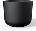 Kante Round Concrete Planter, 11 Inch Dia Classic Style Large Plant Pot by Kante