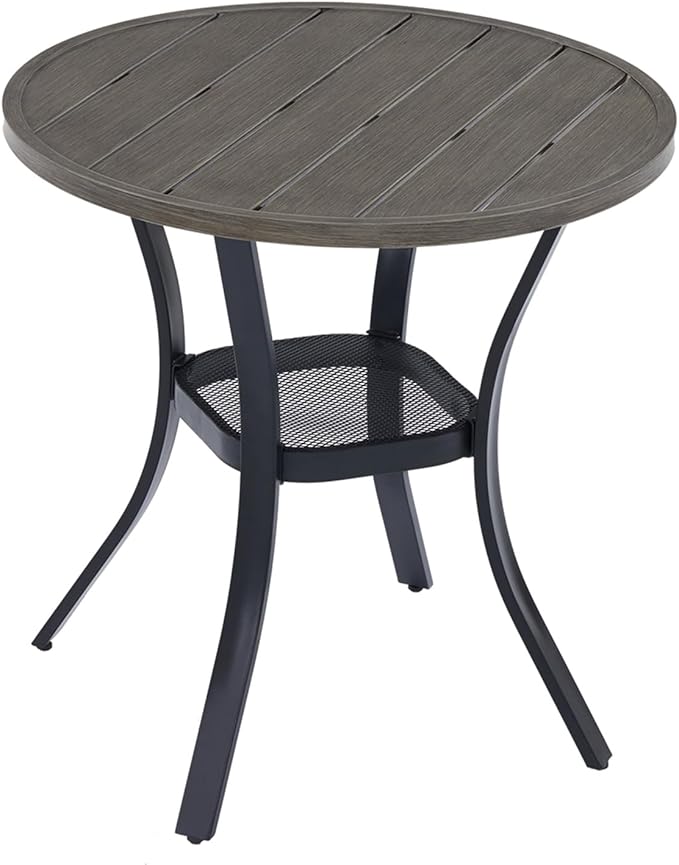 VICLLAX 27.5" Outdoor Round Patio Table by HOME