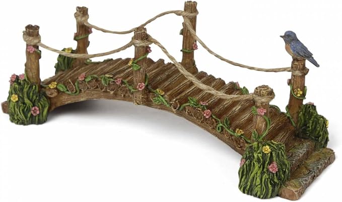 Miniature Fairy Garden "Blue bird Bridge" Mg281 by Marshall+Home+and+Garden