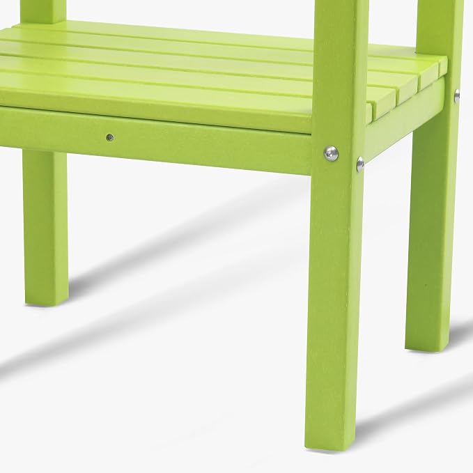 WestinTrends Malibu 36" Outdoor Adirondack HDPE 2-Tier Patio Side Table - Image 8