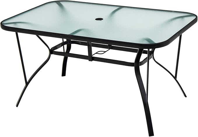 Tangkula 55" Patio Dining Table - Image 8