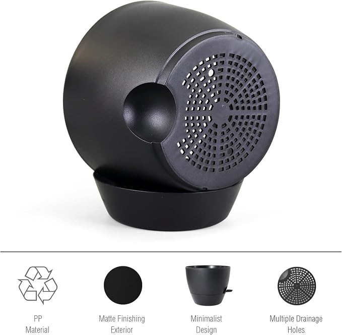 12 inch Large Self Watering Pots - Image 3