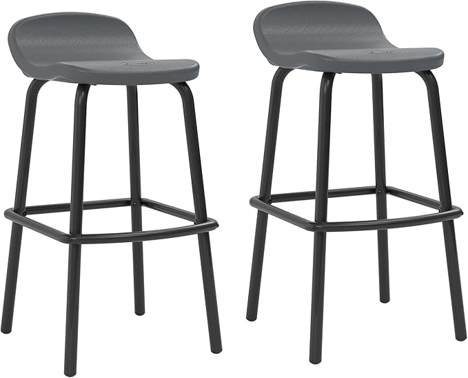 Suncast Outdoor Modern Resin Patio Bar Stools by Suncast