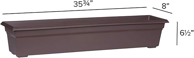 Root & Vessel 16363, Countryside Flower Box Planter - Image 4