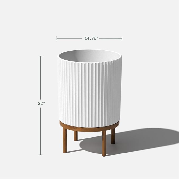Veradek Demi Series Round Planter w/Stand - Image 2