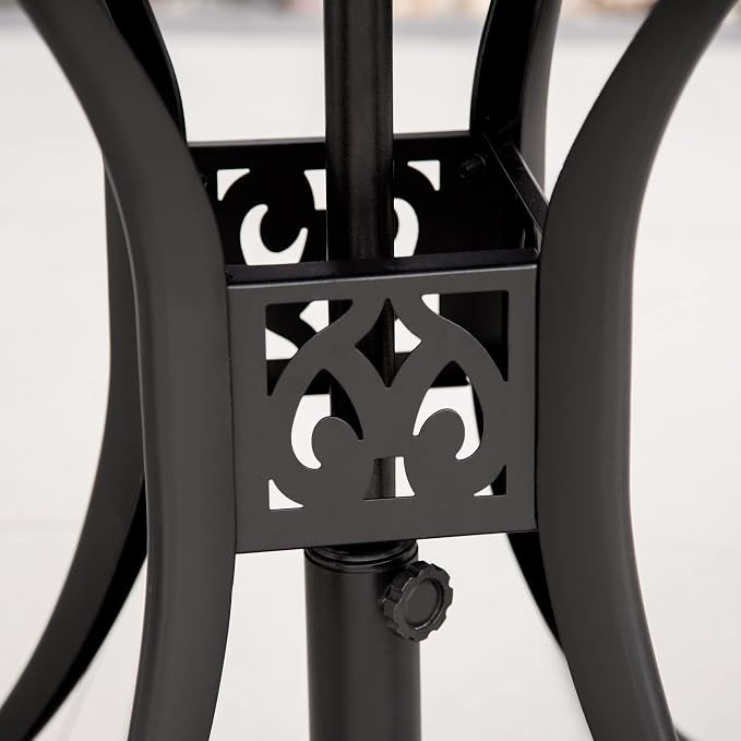 Outsunny 30" Round Patio Dining Table - Image 10