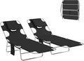 Outsunny Chaise Lounge Chair Outdoor Set of 2 by Outsunny