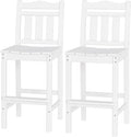 nalone Outdoor Bar Stools Set of 2, HDPE Tall Adirondack Chairs Bar Chairs by NALONE