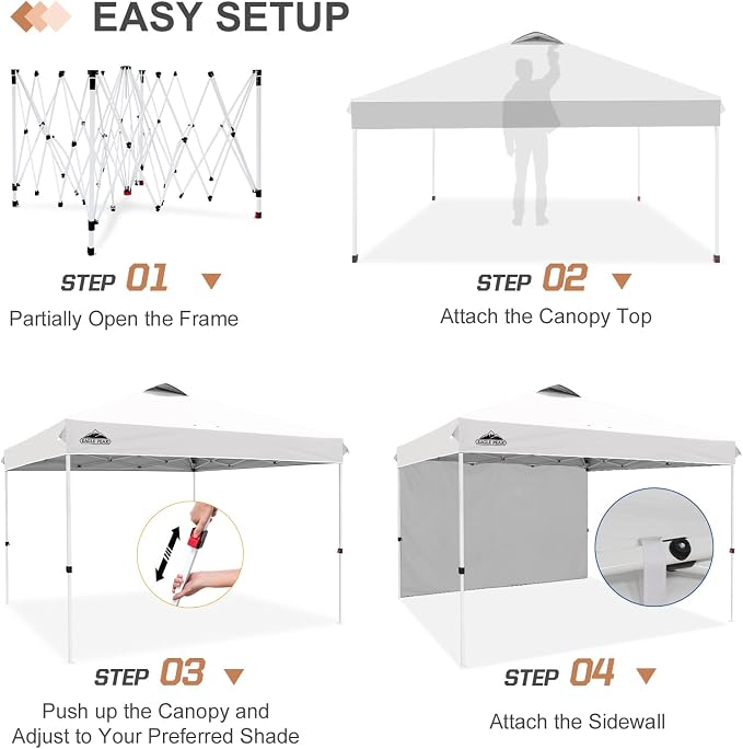 EAGLE PEAK Commercial Canopy 12x12 Pop Up Canopy Tent - Image 3