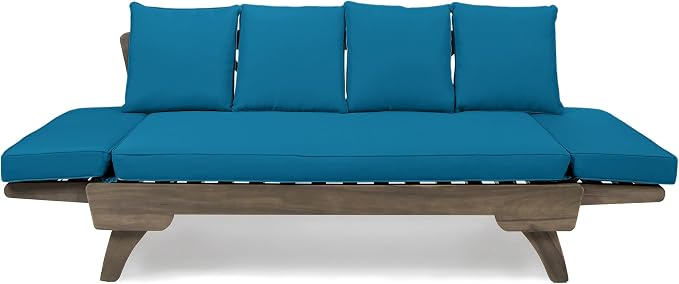 Merax Outdoor Patio Daybed Sofa, 3-Seat Sofa - Image 4