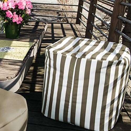 Jaxx Luckie Outdoor Patio Bean Bag Ottoman - Image 2