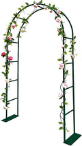 Thickened Tube GreenGiggle 100% Metal Heavy Duty Metal Garden Arch Trellis by GreenGiggle
