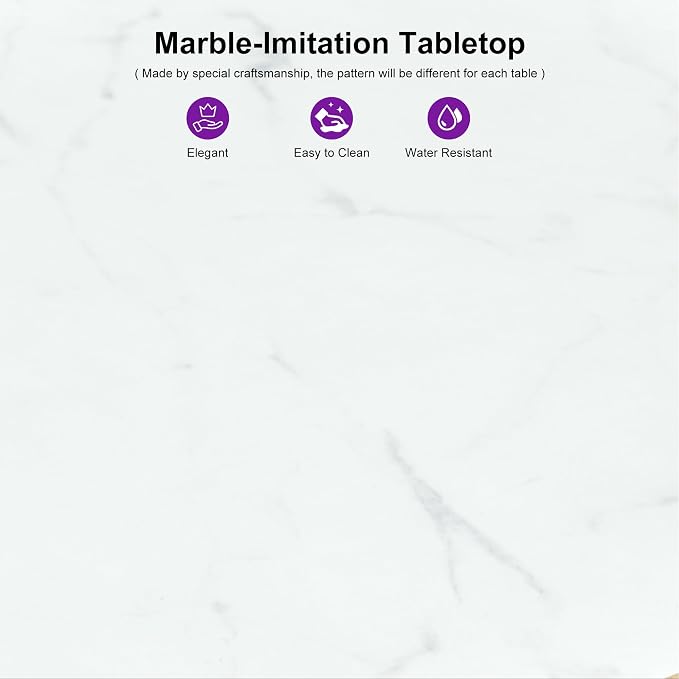 PURPLE LEAF Bar Height Table Coffee Table - Image 6