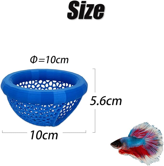 Aquarium Floating Betta Fish Skins, Betta or Shrimp Feeder, Cave and Hammock - Image 3
