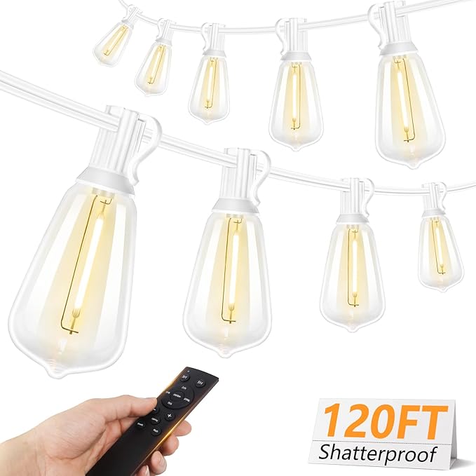 Brightever 120FT LED Outdoor String Lights by Brightever