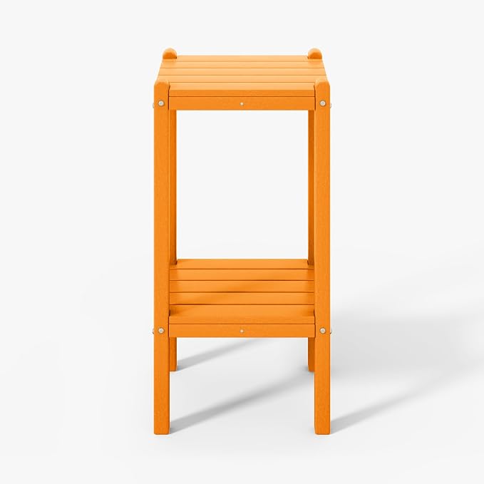WestinTrends Malibu 36" Outdoor Adirondack HDPE 2-Tier Patio Side Table by WestinTrends