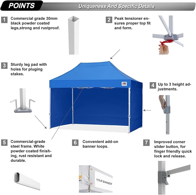 ABCCANOPY Easy Pop Up Canopy Tent - Image 2