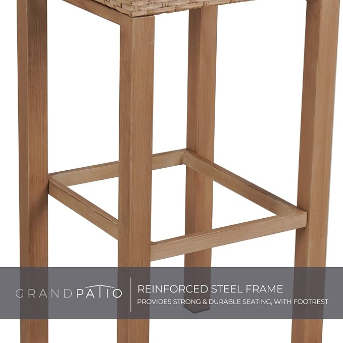 Grand patio Outdoor Tiki Bar Set - Image 7