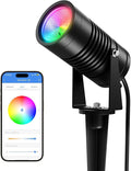 Smart Landscape Lights, APP Controlled RGBCW Color Changing Spot Lights by TakThree