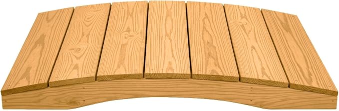 4 FT Oak Amish Made Pinewood Heavy Duty Garden Bridge by Unknown