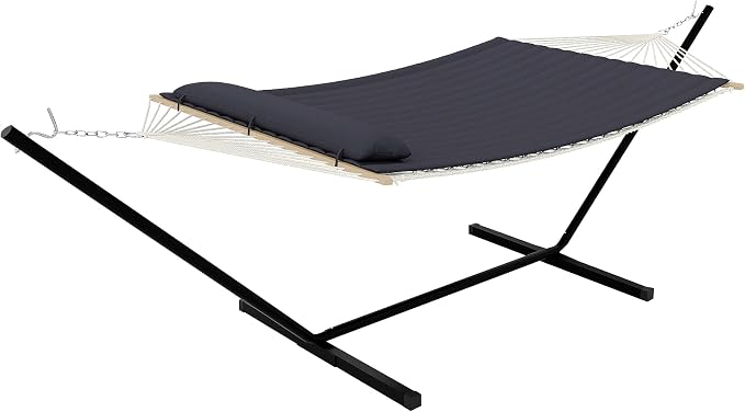 2 Person Outdoor Hammock with Stand, Portable Hammock, Heavy Duty Hammock with by GarveeHome