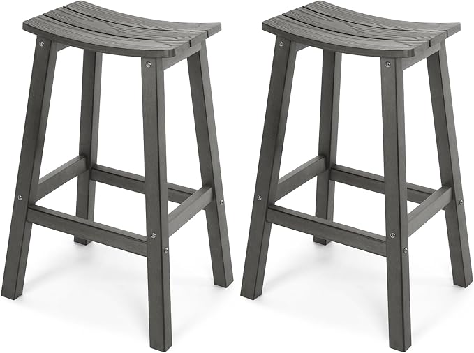 All-Weather Bar Stools Set of 2, Never Rot or Fade, by Stoog
