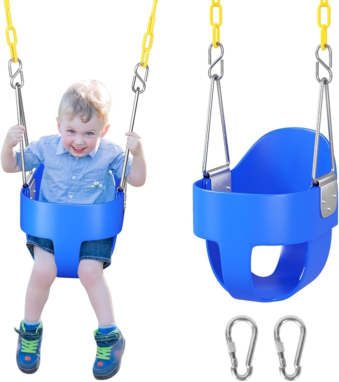 DECORLIFE Toddler Swing Seat, Outdoor Baby Swing by Decorlife