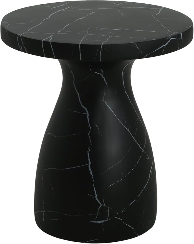 Christopher Knight Home Jayme Outdoor Side Table, Round Top Patio End Table - Image 3