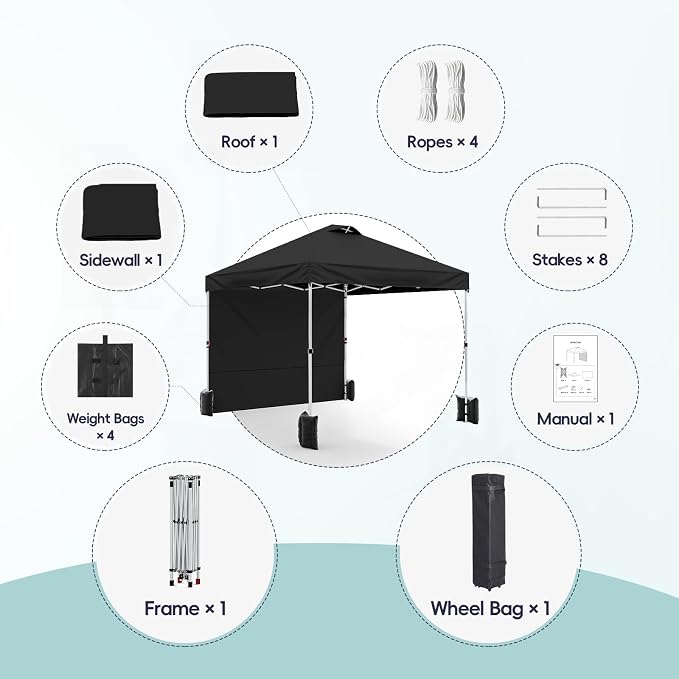 SPECILITE Canopy 10x10 Pop Up, Easy Up Outdoor Tent - Image 5