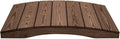 4 FT WALNUT Amish Made Pinewood Heavy Duty Garden Bridge by Unknown