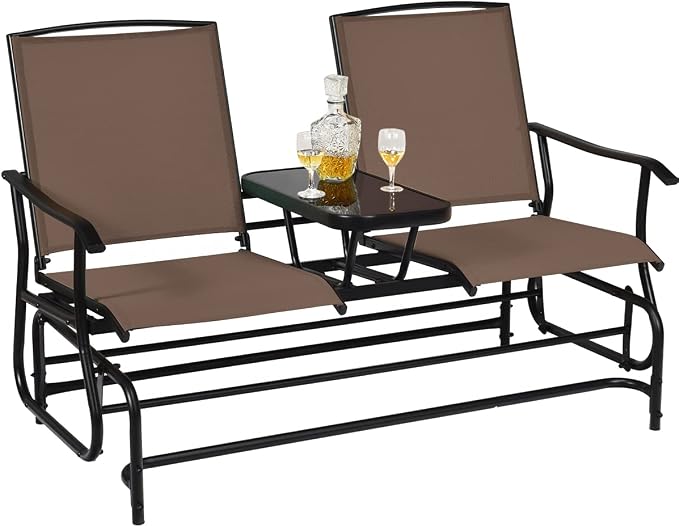 Giantex Patio Bench Glider Chair by Giantex