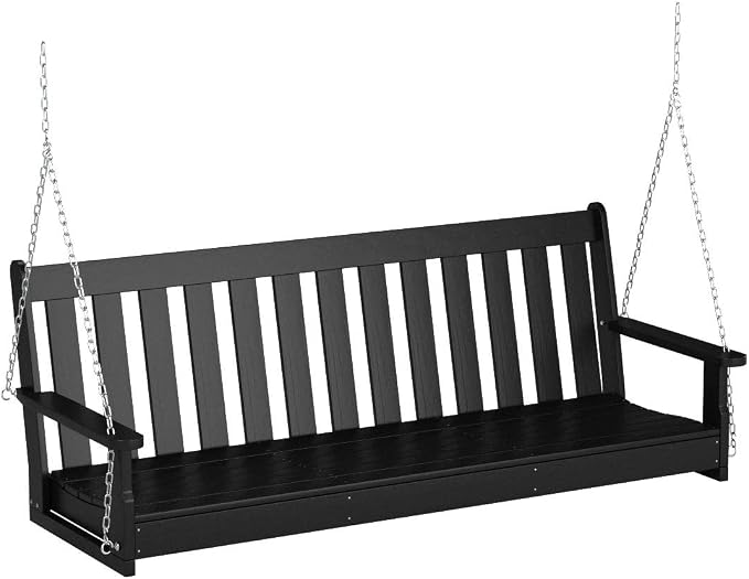POLYWOOD GNS60BL Vineyard 60" Outdoor Swing - Image 4