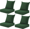 Outdoor Deep Seat Cushion Set, 24x24 Inch Water-Resistant & Fade-Resistant by MuaMelop