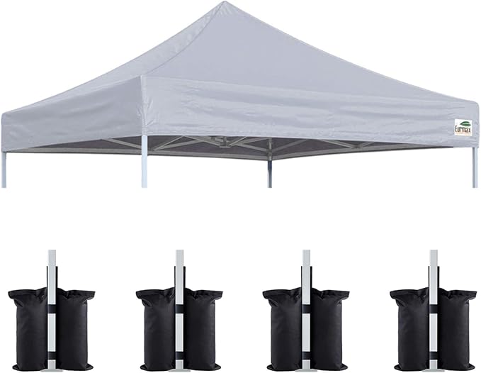 Eurmax USA New 10x10 Pop Up Canopy Replacement Canopy Tent Top Cover, Instant by Eurmax
