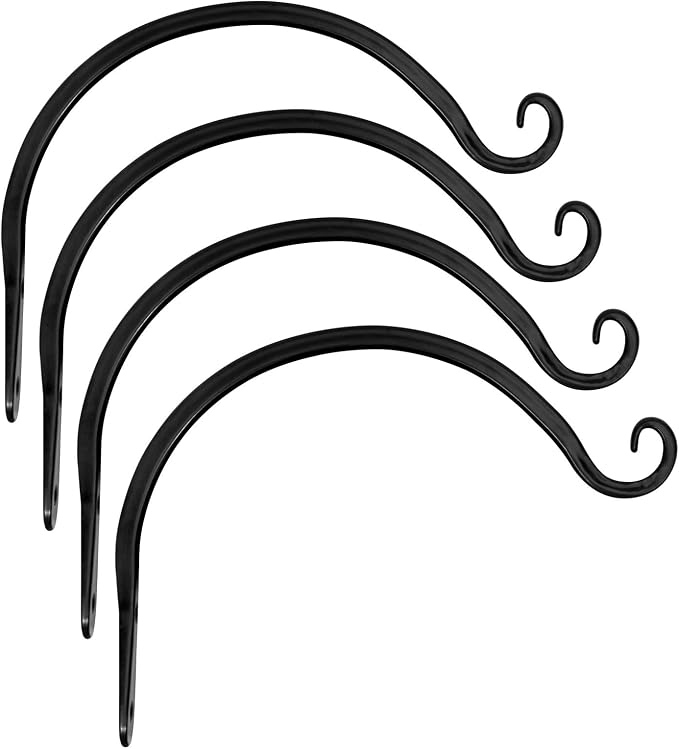 Mkono 4 Pack 8 Inch Plant Hangers Hanging Plant Bracket Wall Post Hooks Indoor by Mkono