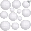 12Pcs Paper Lanterns 6”, Paperlanterns Party Decoration, Holiday and Party. by homunides