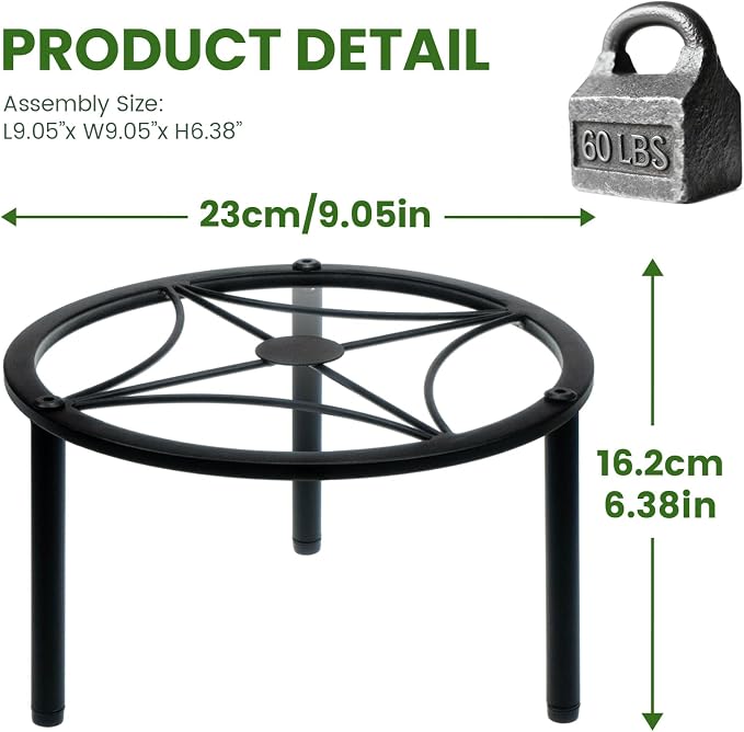 TOSKING Heavy Duty Metal Plant Stand - Image 3