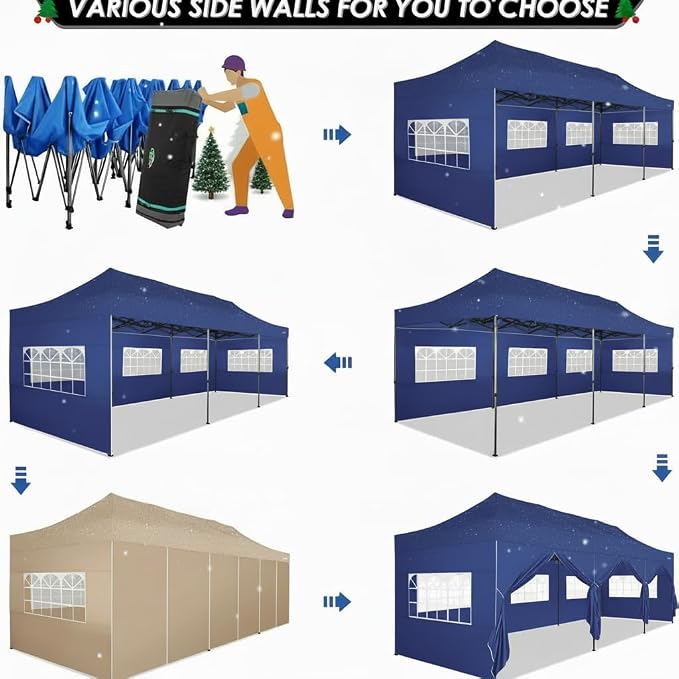 COBIZI 10x30 Pop up Canopy Heavy Duty - Image 5