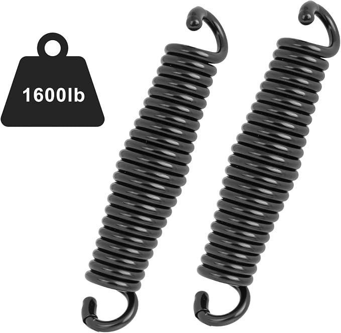 Porch Swing Springs Hammock Chair Spring Hold up to 1600lbs Heavy-Duty Chr-ome - Image 2