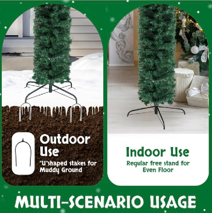 VINGLI 8ft Premium Christmas Arch Garland - Image 5