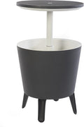 Keter Modern Cool Bar Outdoor Patio Furniture and Hot Tub Side Table by Keter