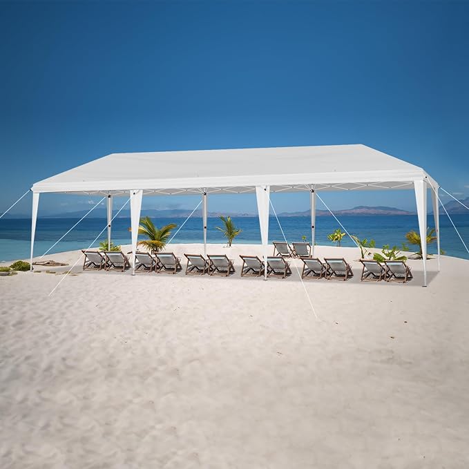 VINGLI Pop Up Canopy Tent with Sidewalls, Outdoor Gazebo Canopy Tent, Patio - Image 7