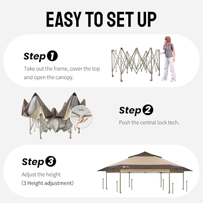 CROWN SHADES 13x13 Pop Up Gazebo - Image 7