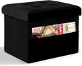 LINMAGCO Storage Ottoman Folding Foot Stool Foot Rest by LINMAGCO